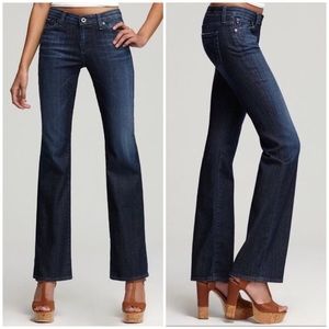 AG Jeans Jessie Curvy Boot Fit Dark Washed Jeans